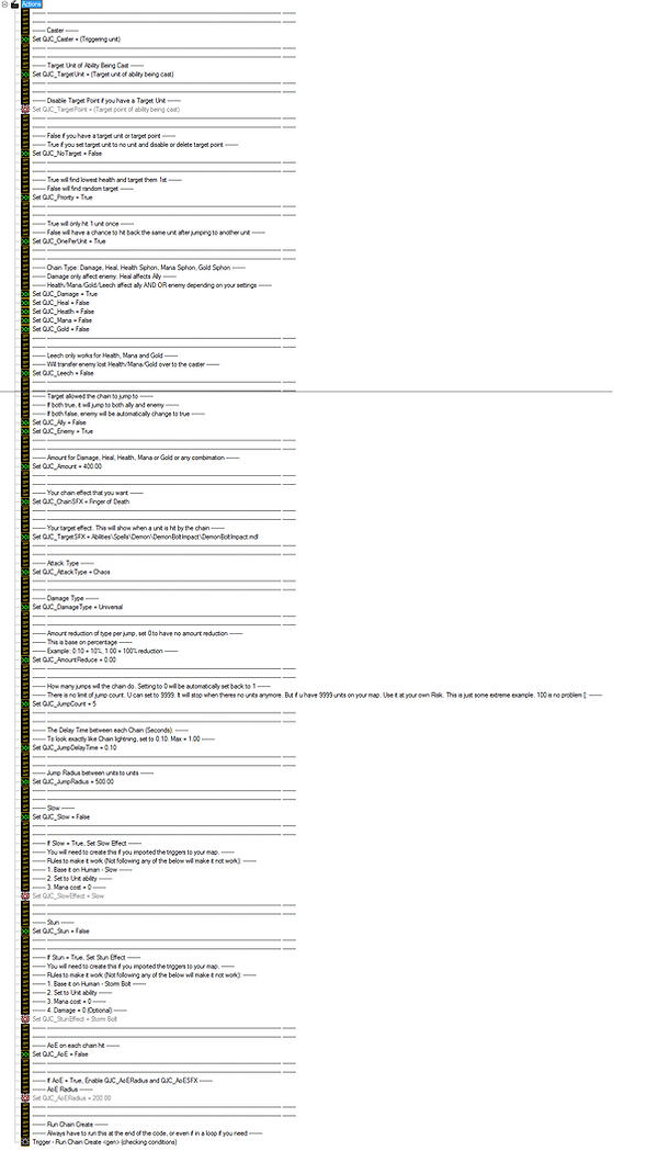 GUI Chain Development